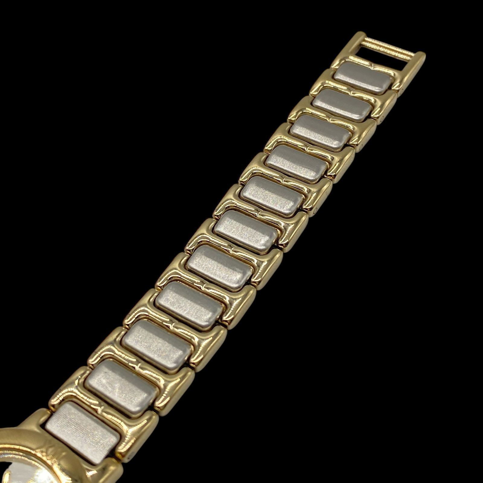 新品電池 稼働品 Yves Saint Laurent イヴサンローラン コンビ 腕時計