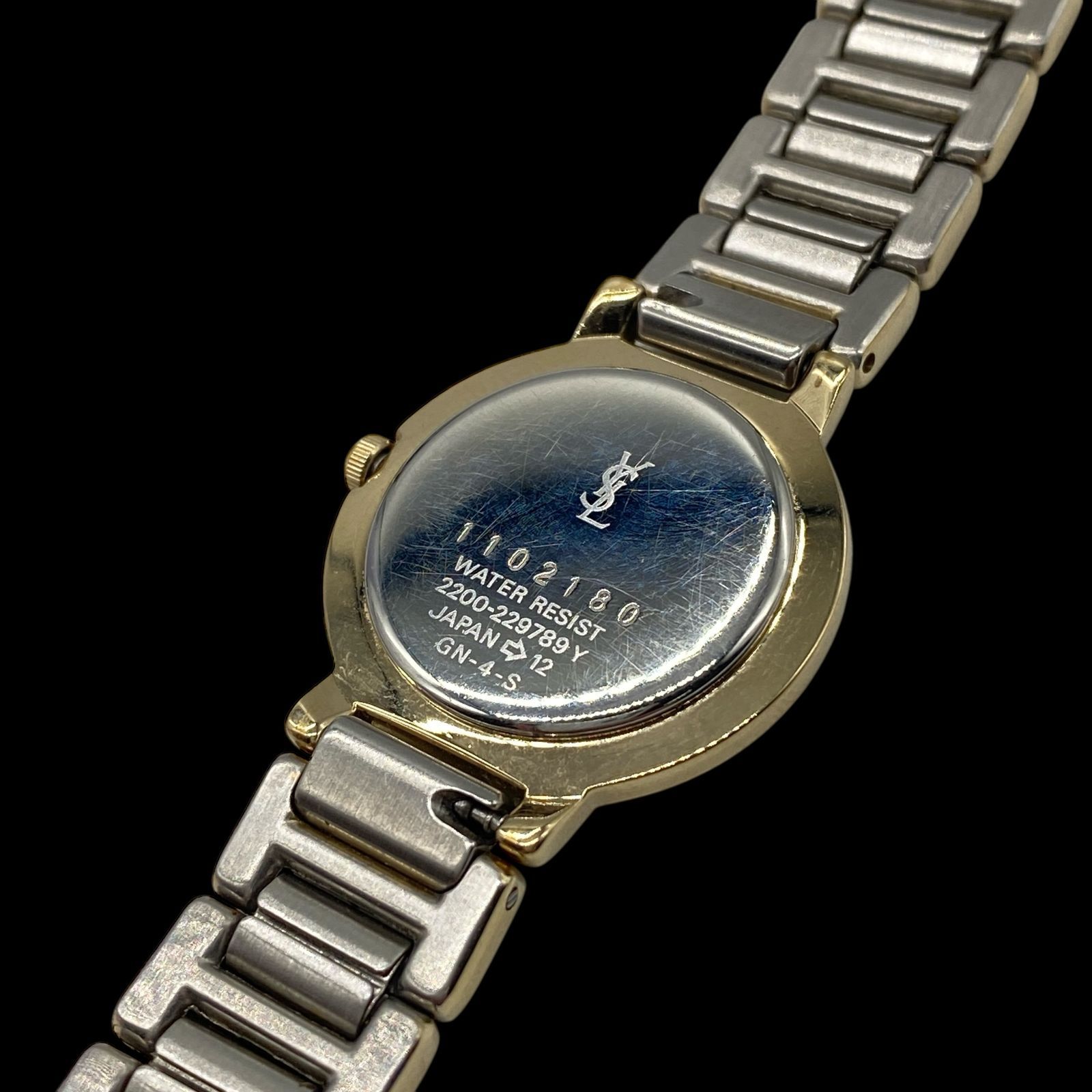 新品電池 稼働品 Yves Saint Laurent イヴサンローラン コンビ 腕時計 新品電池 稼働品 Yves Saint Laurent イヴサンローラン コンビ 腕時計