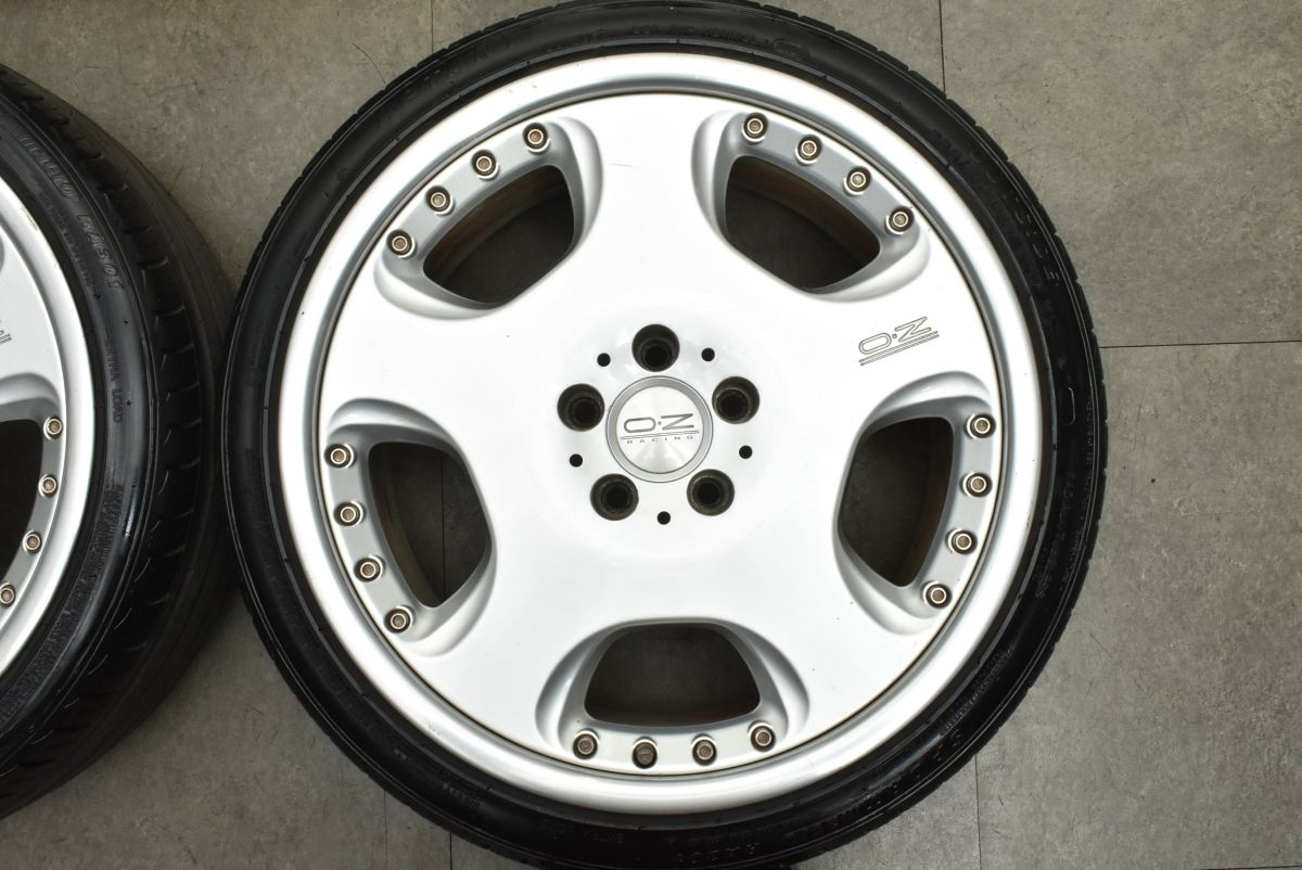 当時物】OZレーシング オペラ2 19in 8.5J +35 10J +38 PCD114.3 RA301