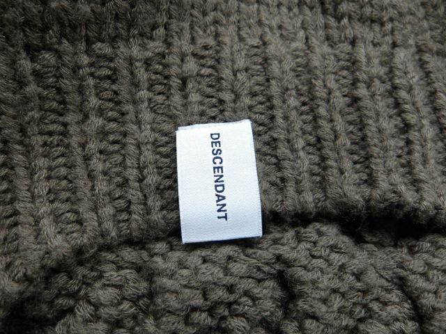 トップス DESCENDANT FADED CABLE KNIT 20AW size3 トップス DESCENDANT FADED CABLE KNIT 20AW size3 DESCENDANT/FADED