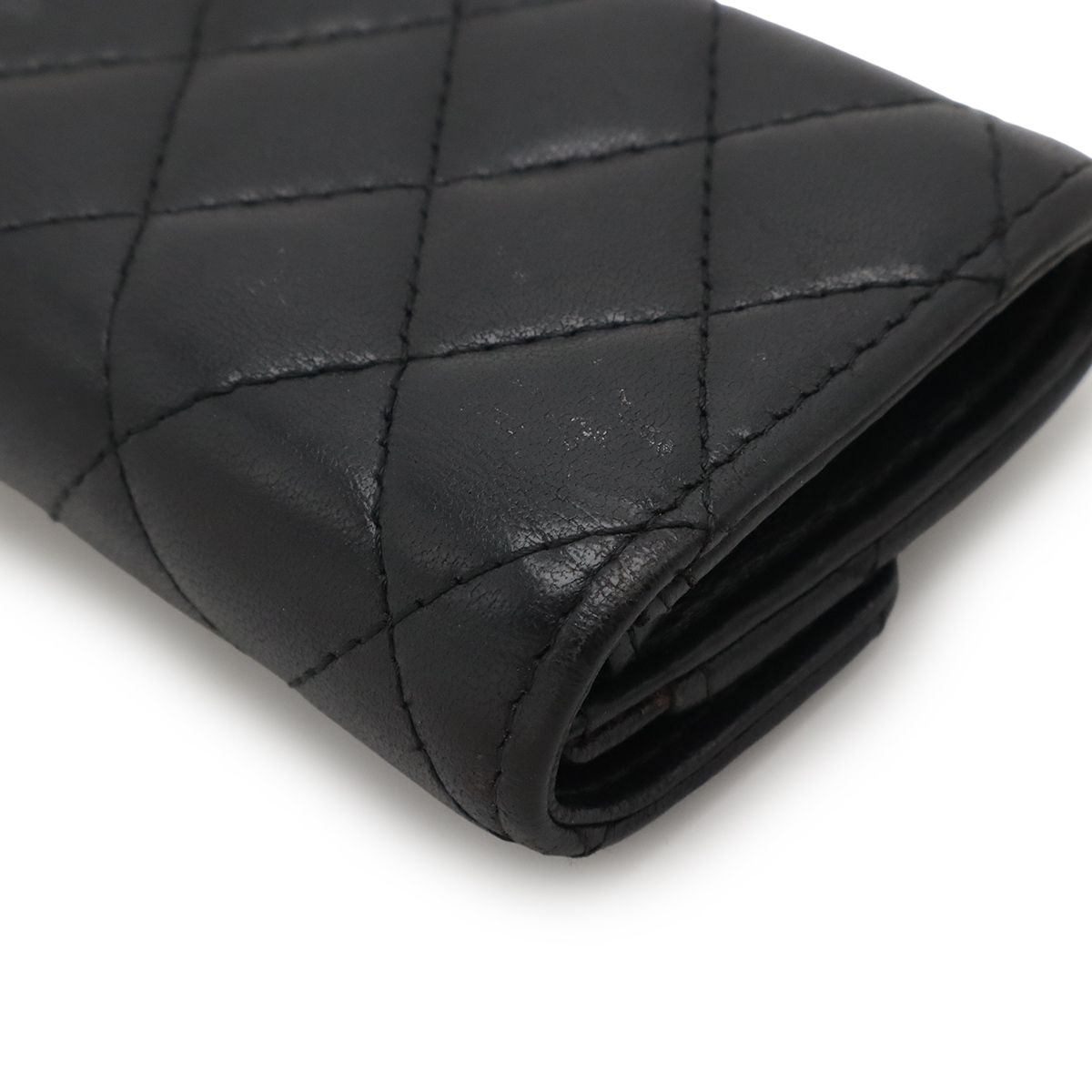 CHANEL シャネル クラシック フラップ カードケース マトラッセ ココ