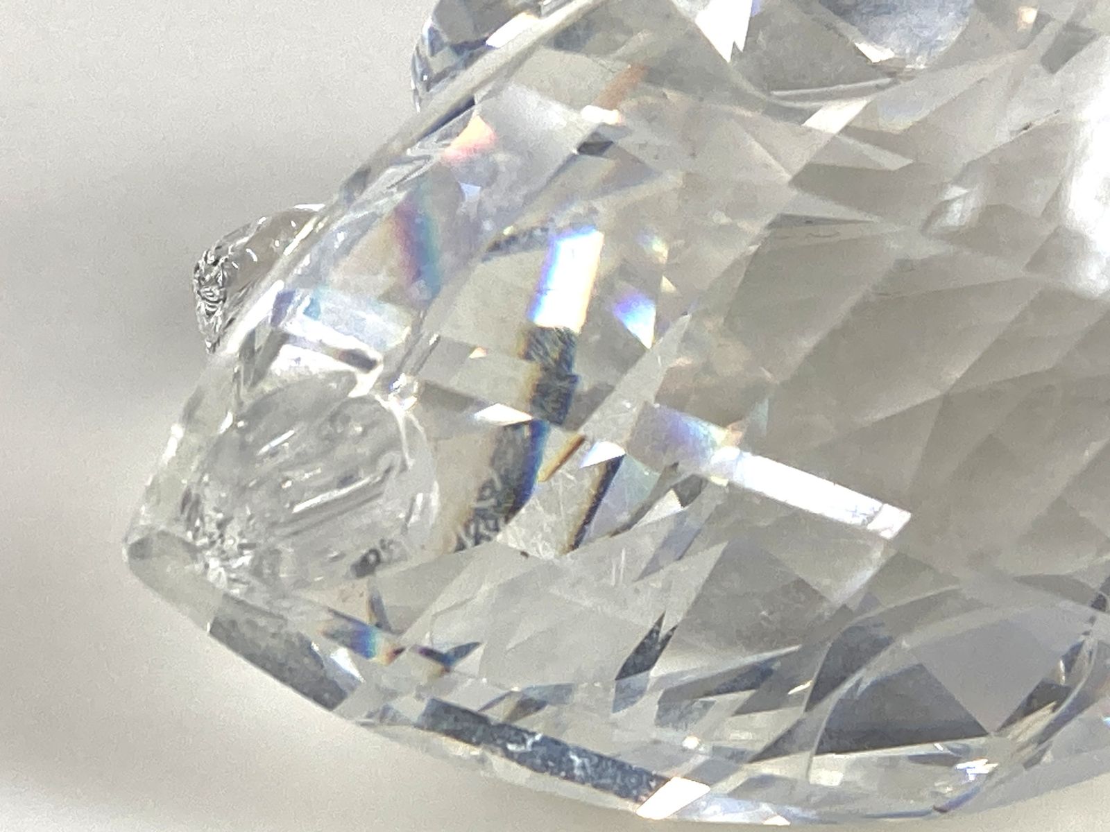 スワロフスキー SWAROVSKI クリスタル スワン/白鳥 置物 オブジェ 匿名