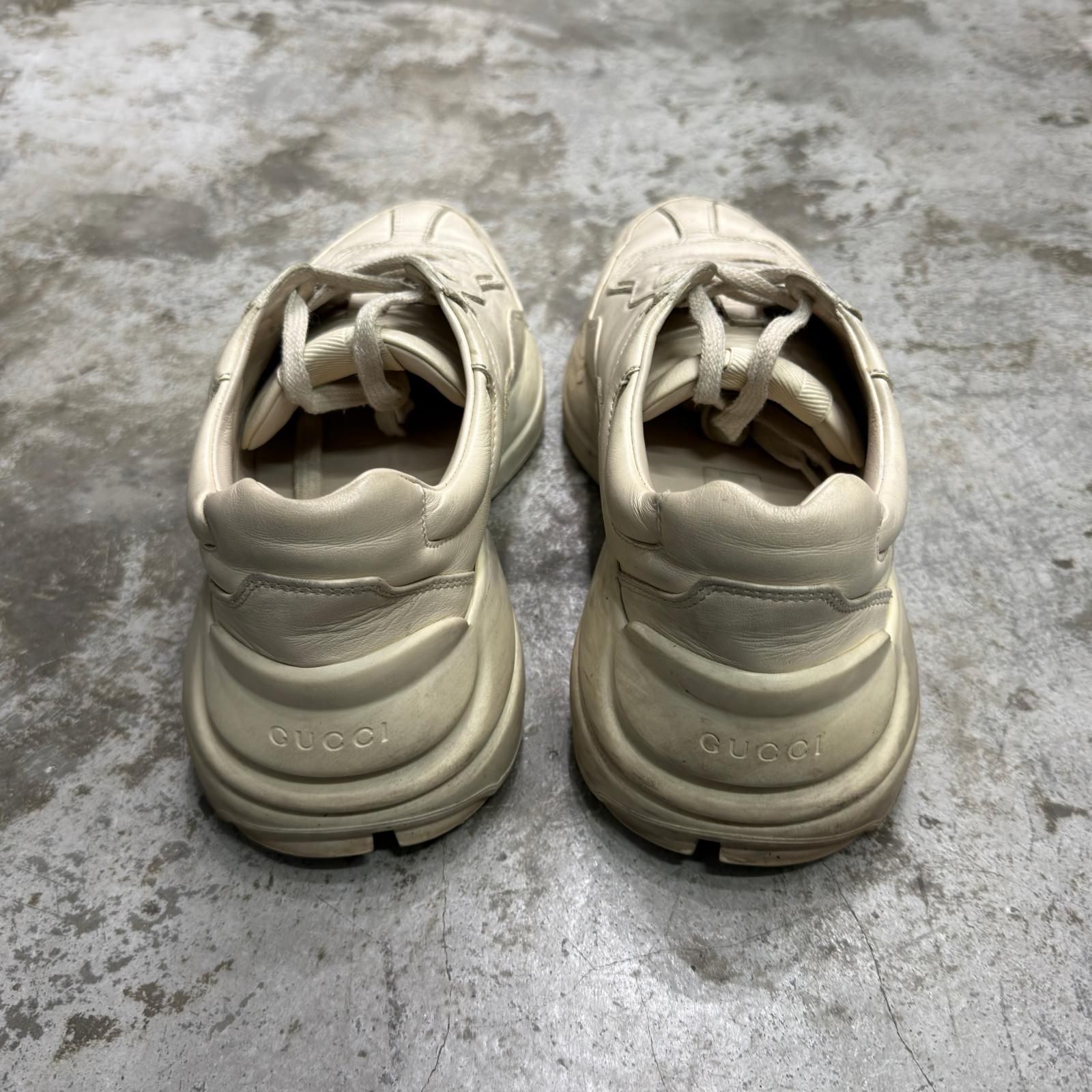 ヴィンテージ加工✨GUCCI✨グッチ✨スニーカー✨ライトン✨リップ✨レザー✨ GUCCI ライトン ヴィンテージ加工 レザー スニーカー スニーカー