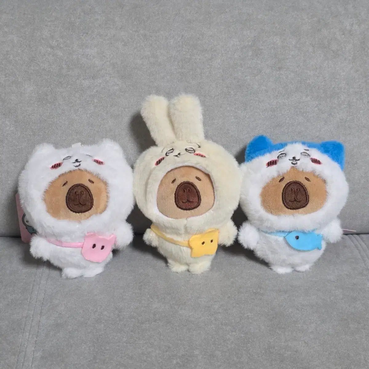 ちいかわ うさぎ ハチワレ カピバラ キーホルダー ぬいぐるみ セット