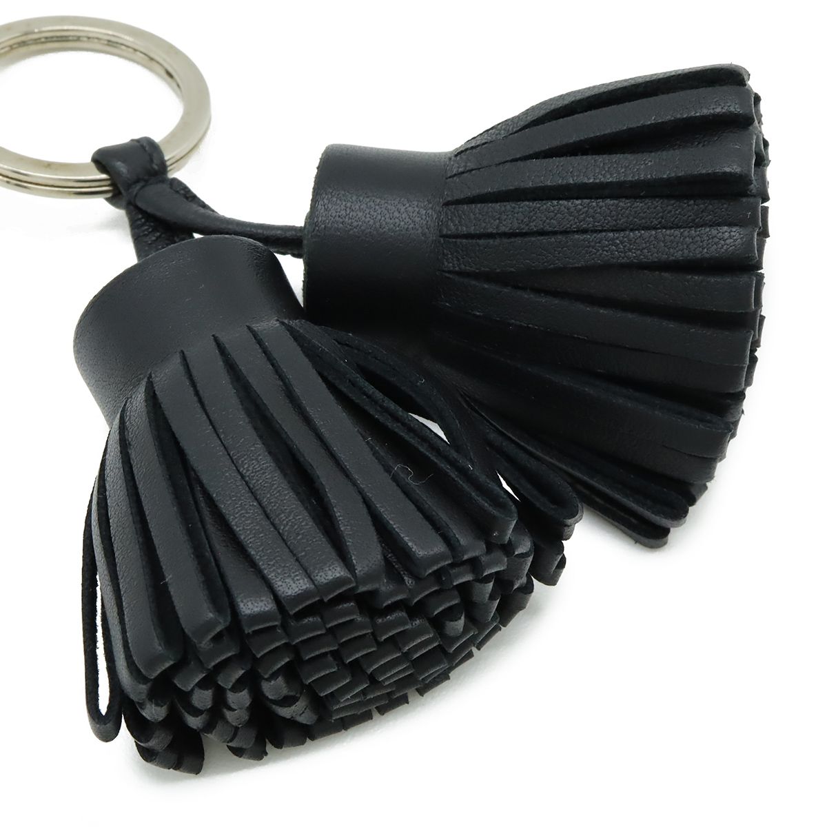 HERMES エルメス カルメン ウノドス キーリング キーホルダー フリンジ