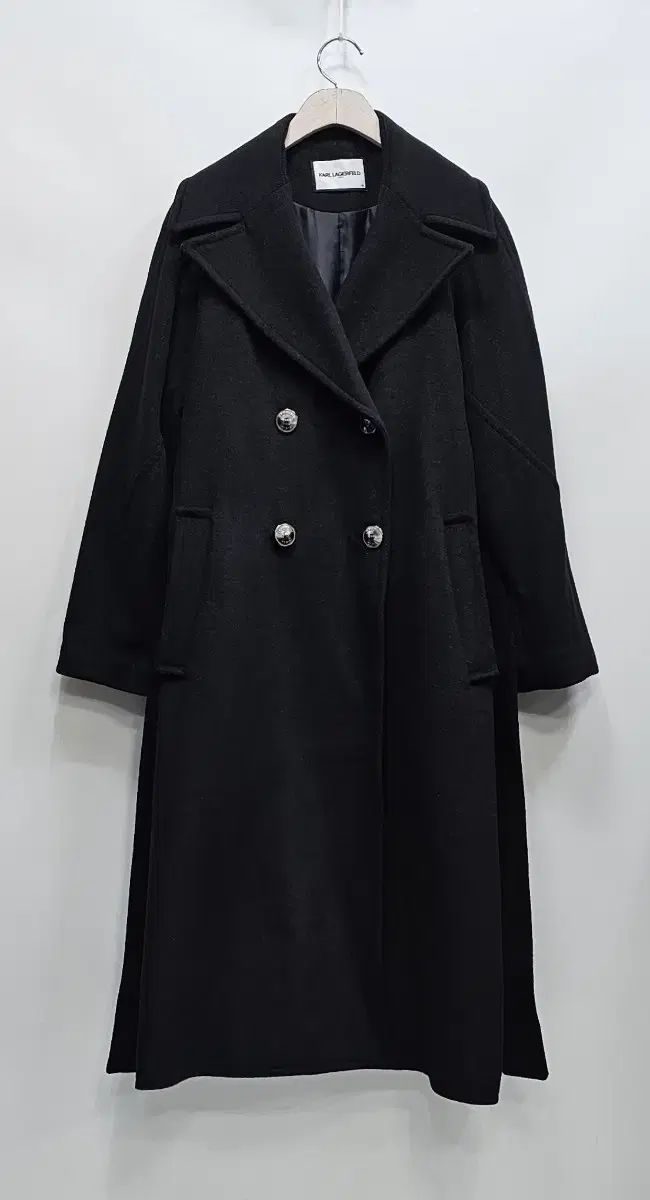 Karl Lagerfeld カールラガーフェルド ウール カシミア ベルト付き