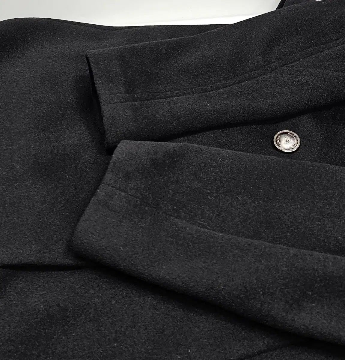 Karl Lagerfeld カールラガーフェルド ウール カシミア ベルト付き