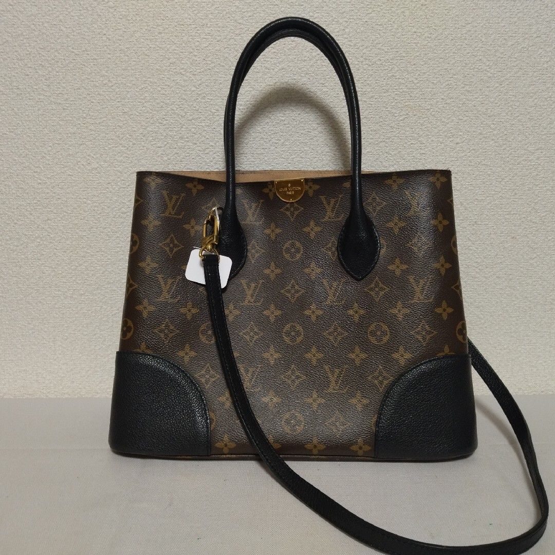 美品】ルイヴィトン フランドリン モノグラム ノワール 2way M41595