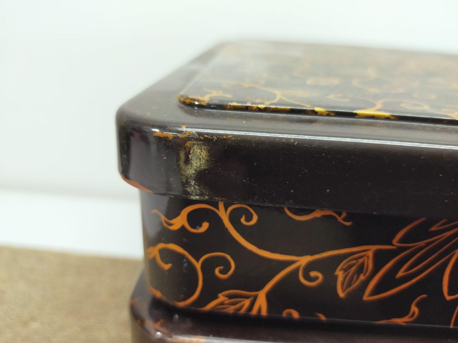 高級漆器】豪華花唐草蒔絵 重箱 弁当箱 6個セット 和モダン 伝統工芸品