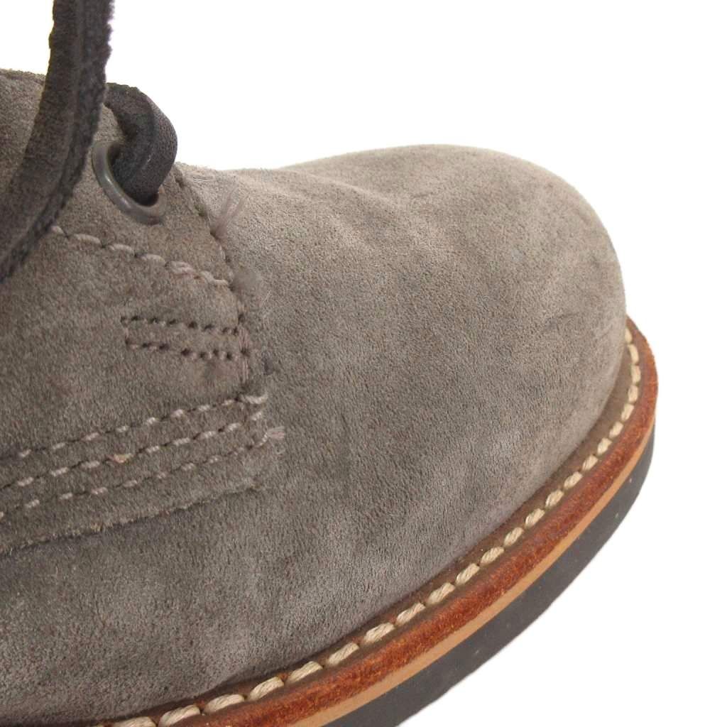 【中古】ウルヴァリン WOLVERINE 1000マイルブーツ スエード ロゴ 刻印 1347 グレー 8.5 26.5cm位 靴 メンズ ウルヴァリン WOLVERINE 1000マイルブーツ スエード ロゴ 刻印 1347