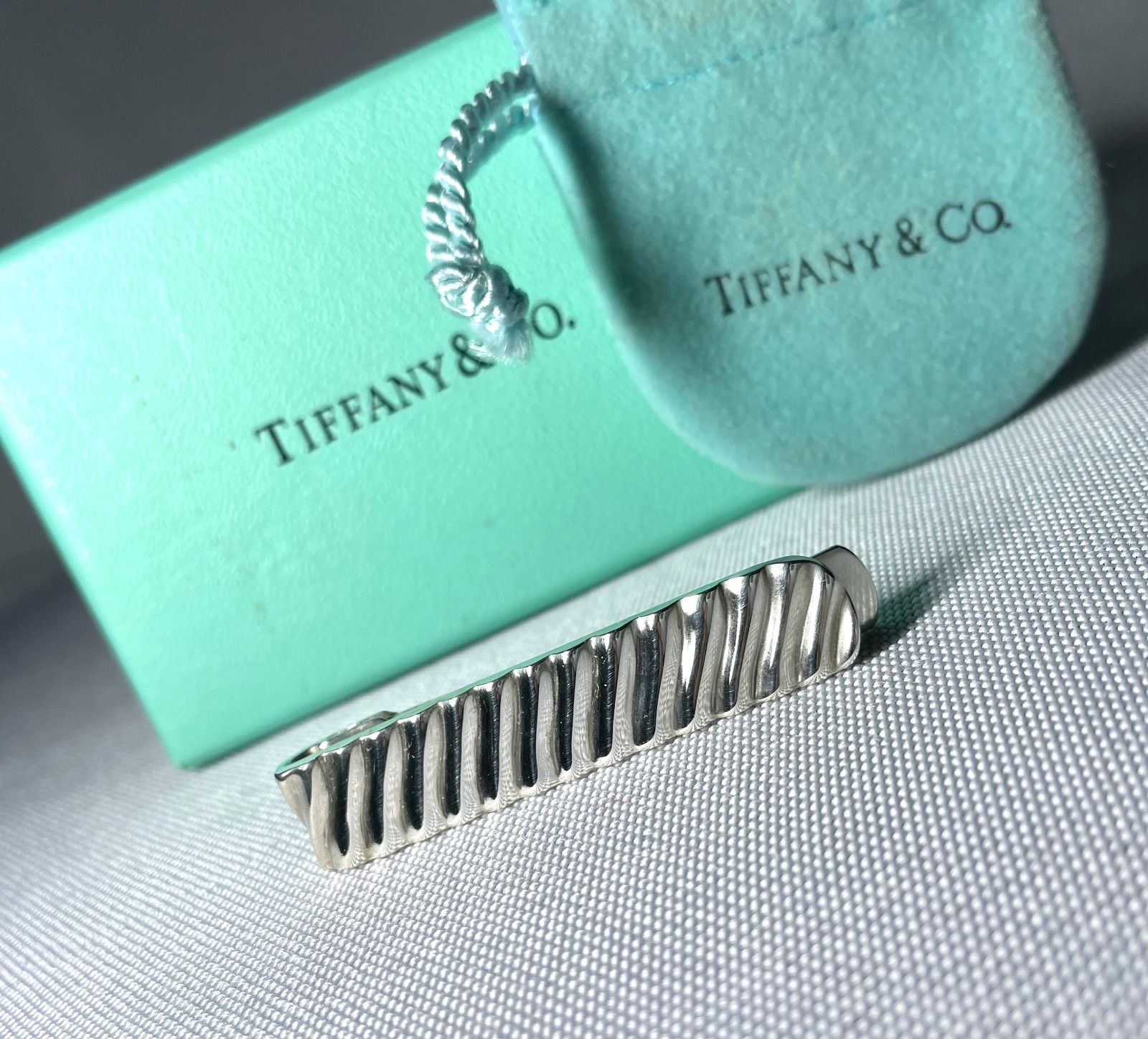 TIFFANY ティファニー スターリングシルバー ウェーブデザイン