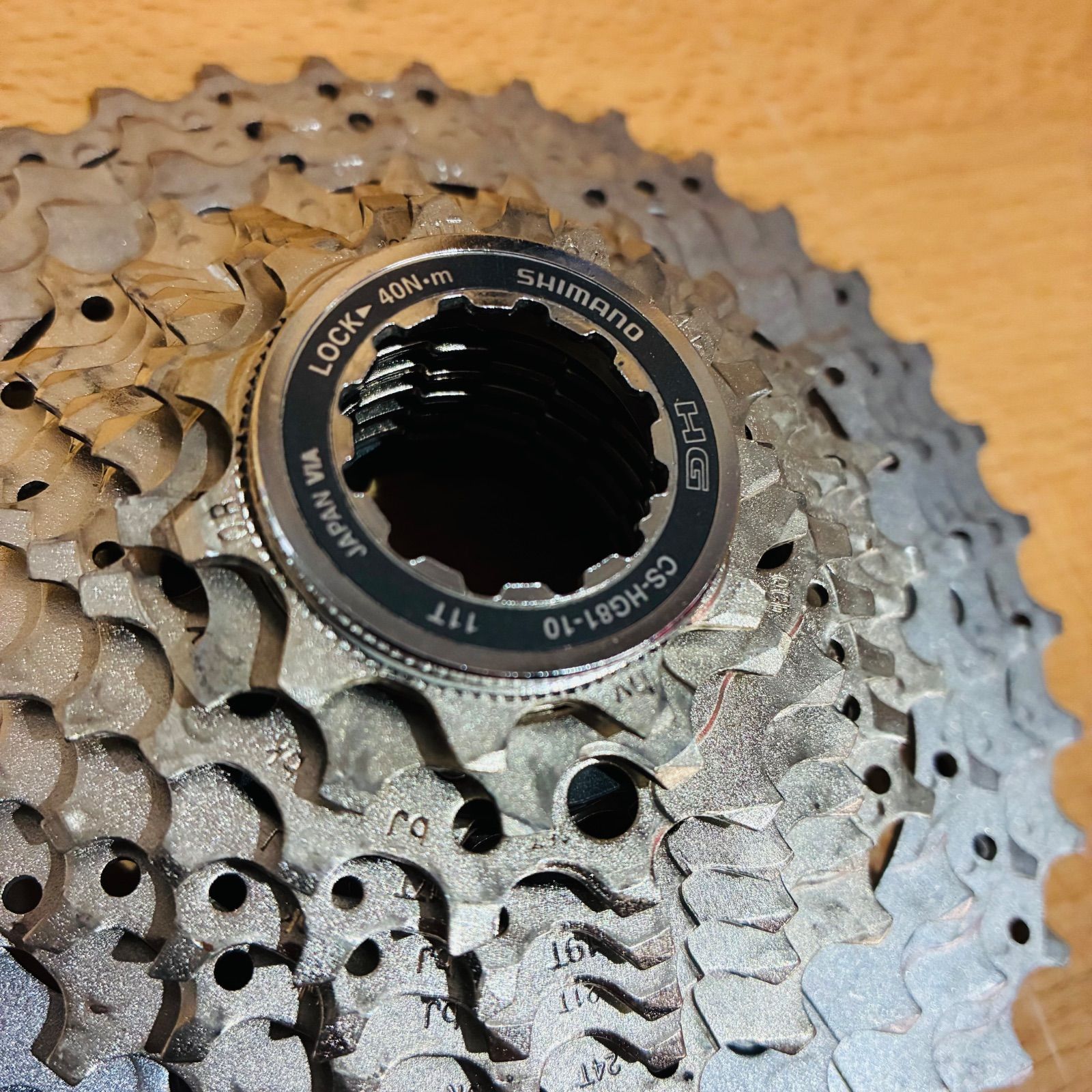 良品】 シマノ SLX 11-36T 10s CS-HG81-10 カセット スプロケット 366g