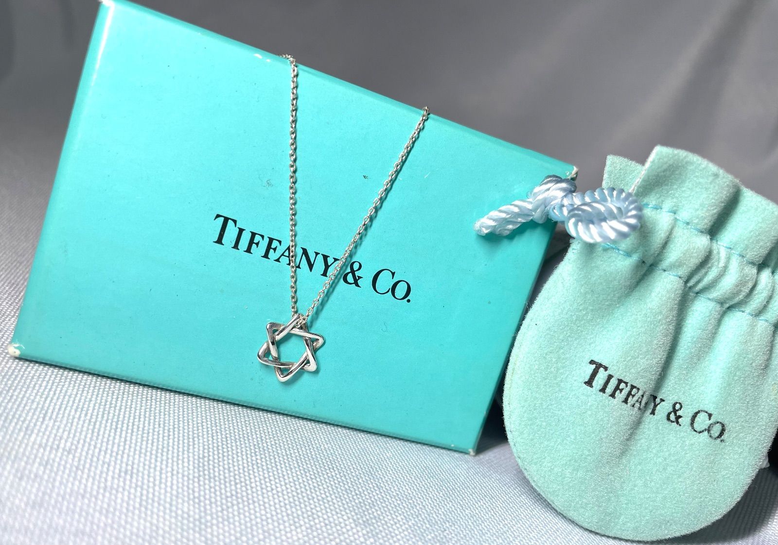 美品 Tiffany ティファニー エルサペレッティ スターオブダビデ 六芒星