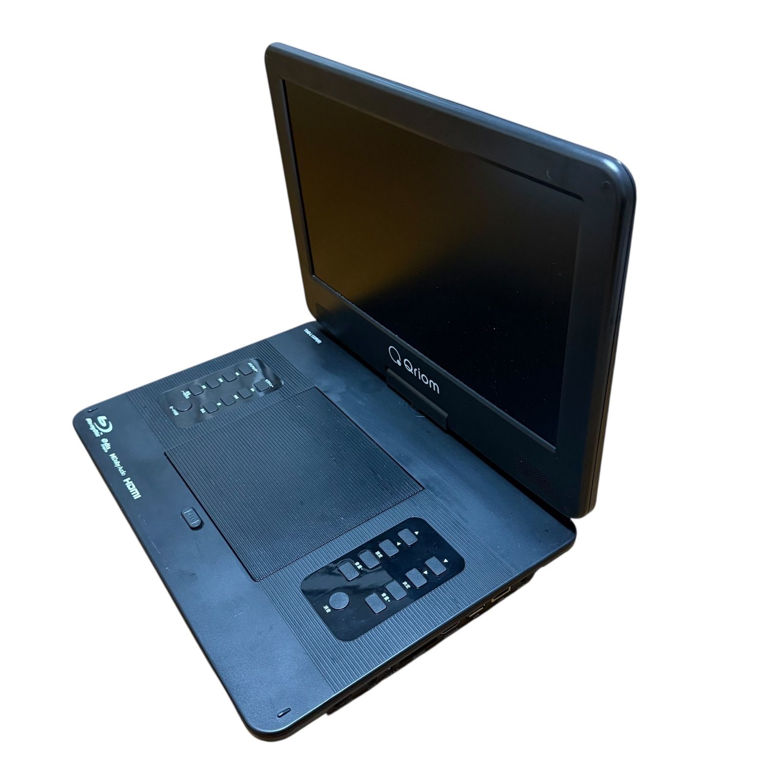 中古美品】山善 TMB-L133R(B) Qriom ポータブルブルーレイプレーヤー