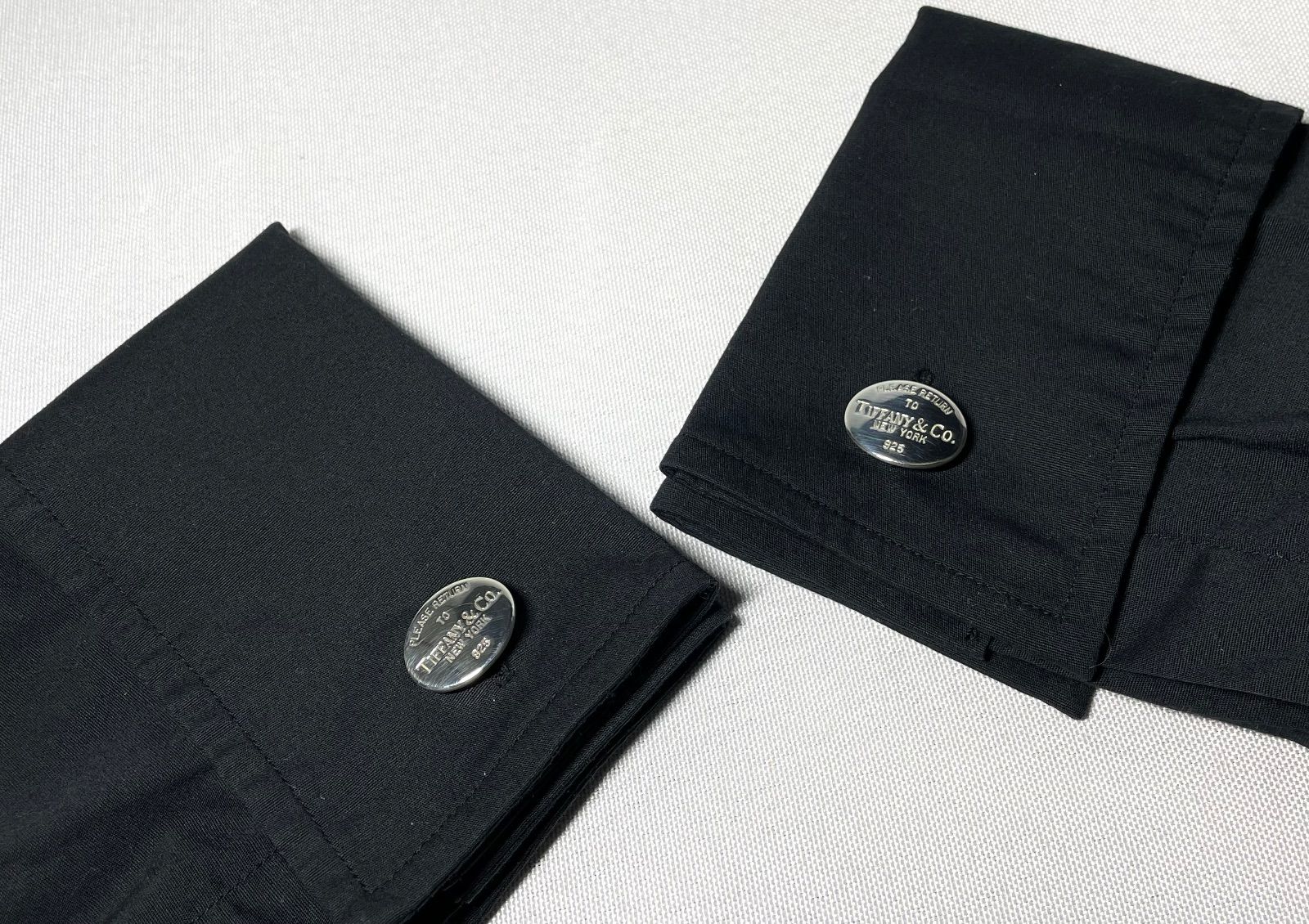 【美品】ティファニー リターントゥ カフス カフリンクス SV925 ロゴ刻印 appre1234_8387