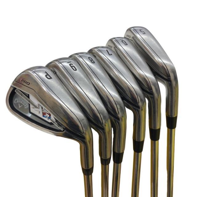 中古】 キャロウェイ XR PRO 6S アイアンセット IR 純正特注シャフト