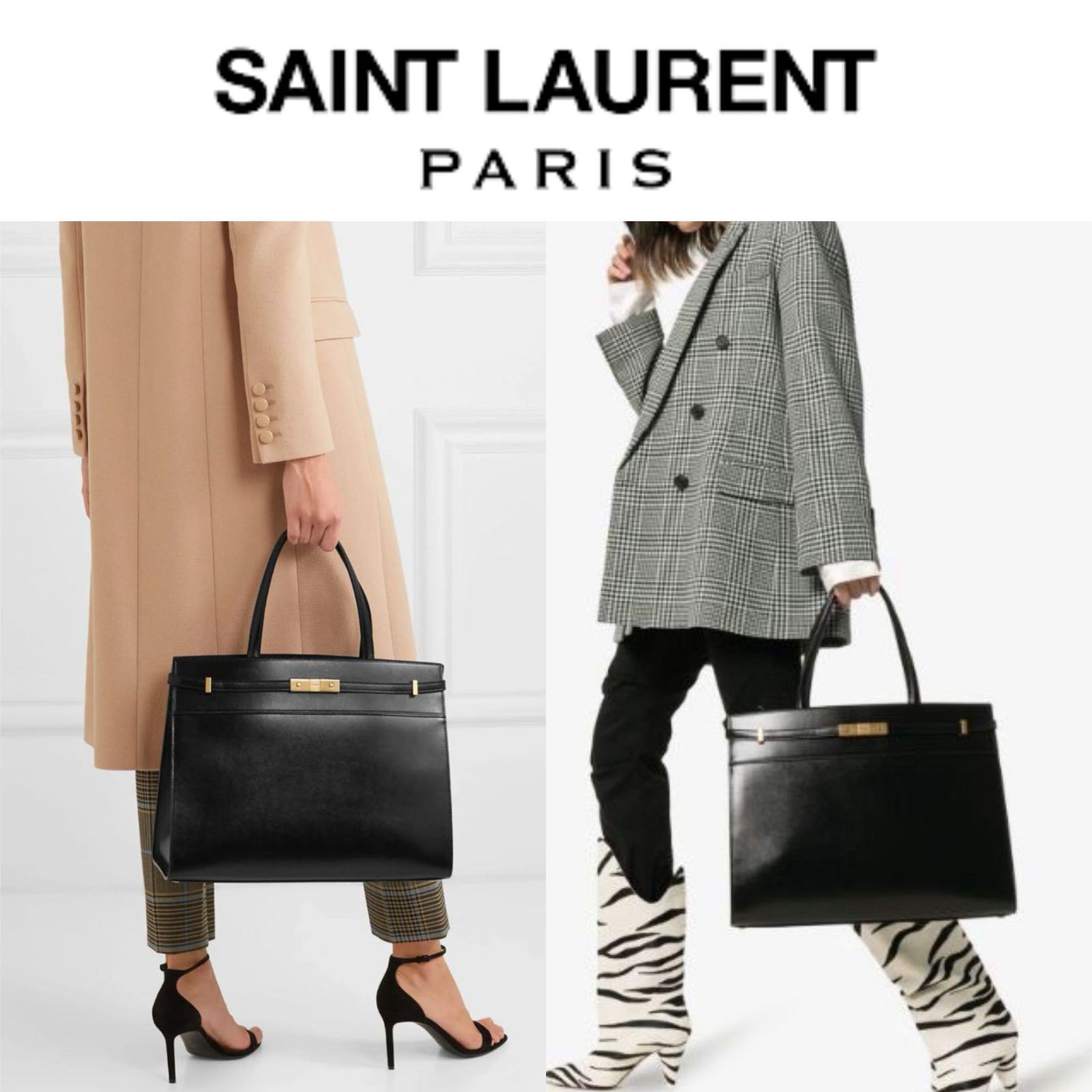 新品】Saint Laurent サンローラン マンハッタン ラージ トートバッグ