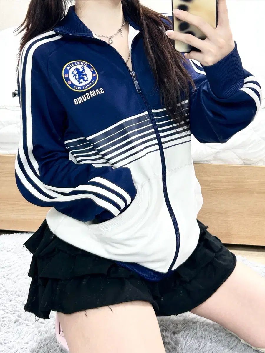 アディダス チェルシー サムスン バイカラー ジャージ