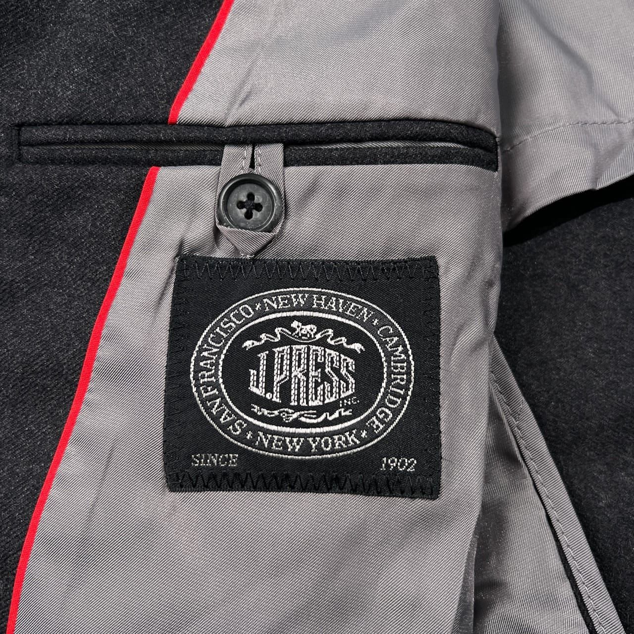 J.PRESS ジェイプレス 金ボタン 段返3B テーラードジャケット ブレザー