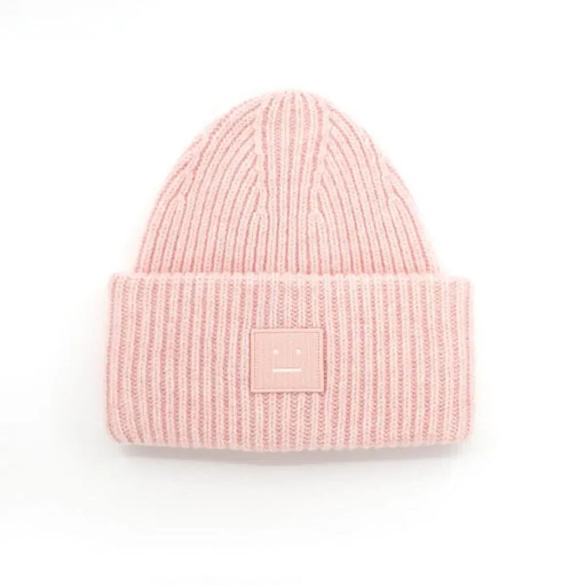 Acne studios ビーニー　ピンク Acne Studios - スモールFaceロゴビーニー - フェイデッドピンクメランジ