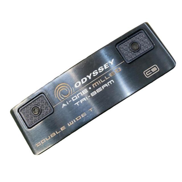 正規品，格安 【中古】 オデッセイ Ai-ONE・MILLED TRI-BEAM DOUBLE WIDE T CS 34インチ パター PT STROKE LAB 90 スチール (フレックスその他) メンズ 男性用 右利き 右用 Cランク ゴルフクラブ パター
