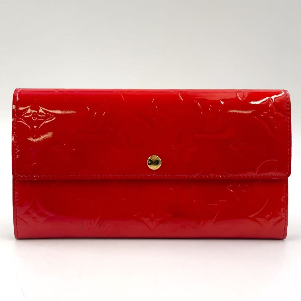 LOUIS VUITTON モノグラムヴェルニ ポシェットポルトモネクレディ