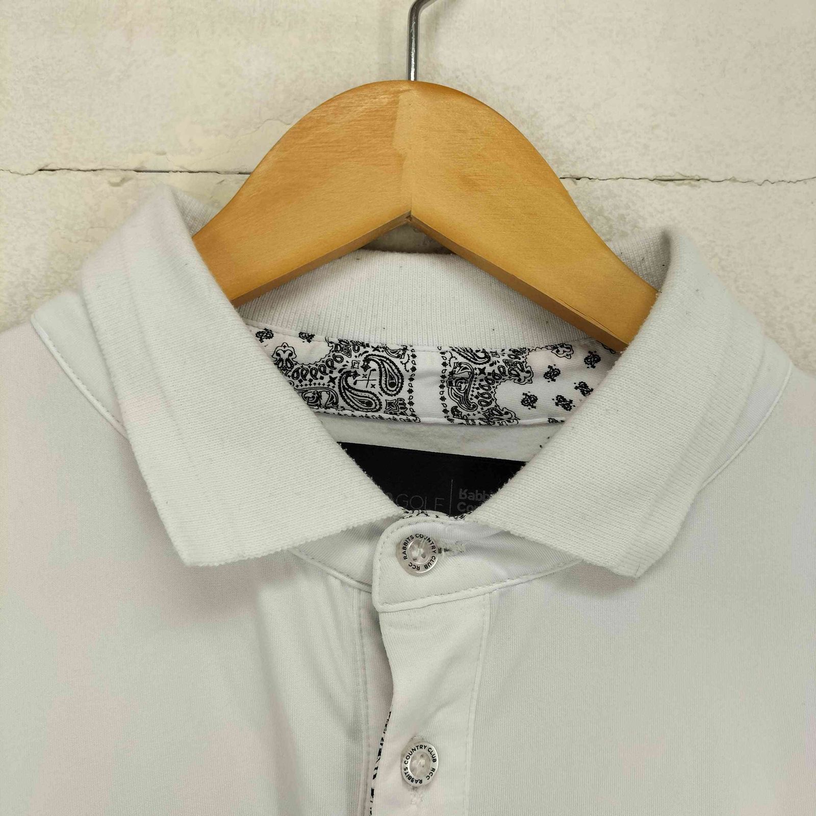 最新作 FR2 ゴルフ ポロシャツ バックロゴ ホワイト 水色 ストレッチ le coq sportif GOLF（ルコックスポルティフ ゴルフ） ルコック