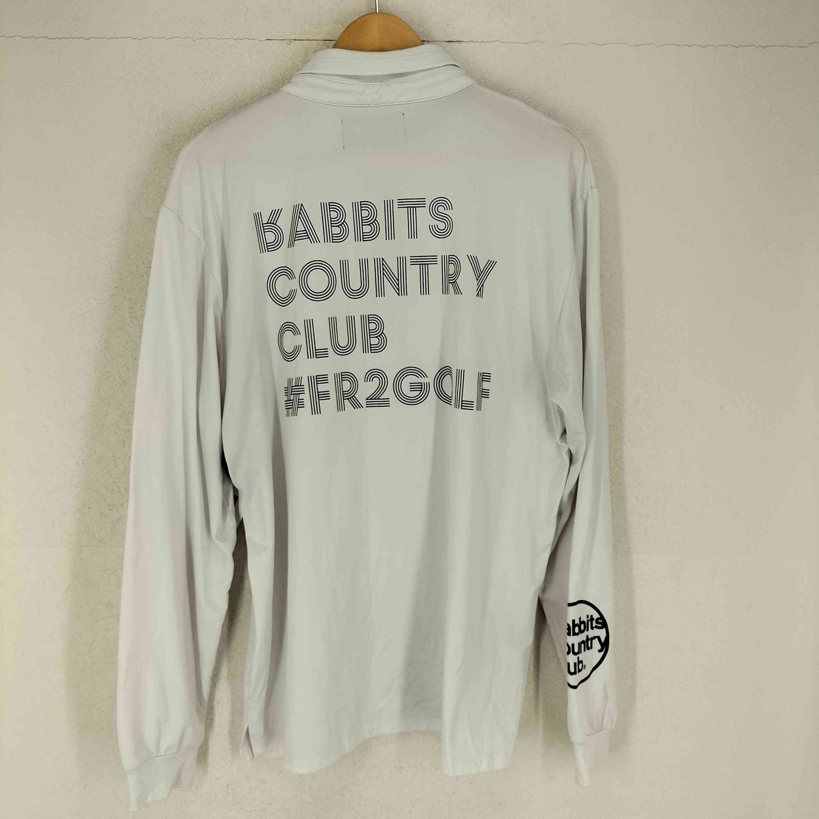 大人気　FR2 GOLF ポロシャツ　長袖　刺繍　バックプリント　XXLサイズ ♯FR2 GOLF ポロ Amazon.co.jp: FR2 GOLF エフアールツーラビット