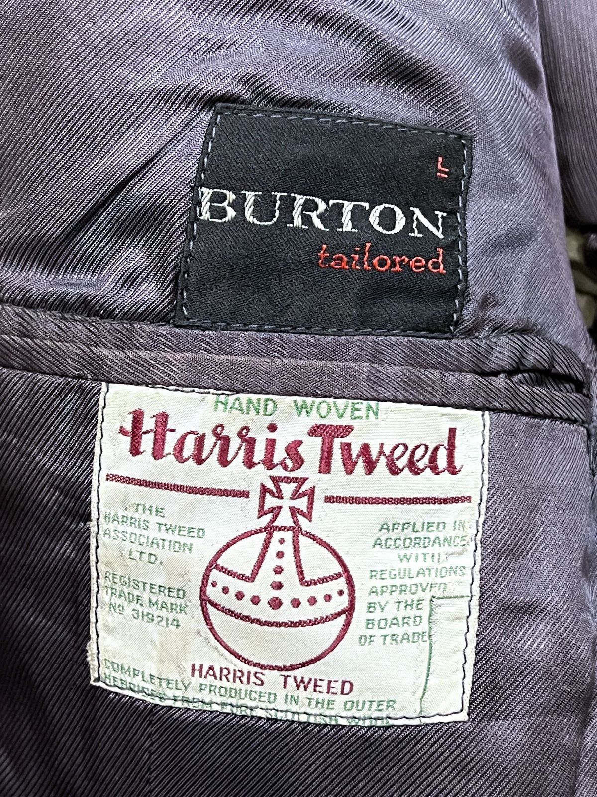 60'S ヴィンテージ 英国製 BURTON TAILORED ハリスツイード ツイード