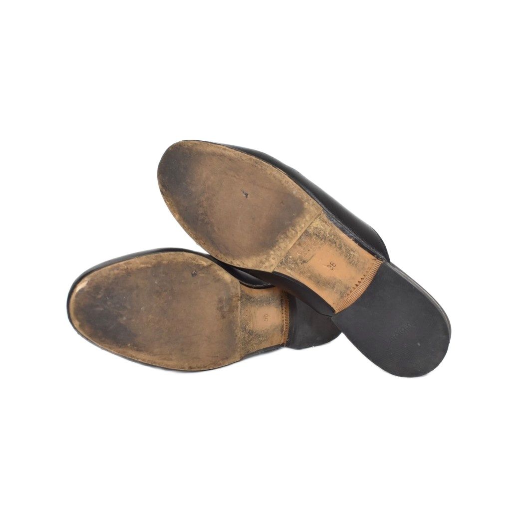 グッチ GUCCI プリンスタウン ホースビットローファー 36 グッチ GUCCI プリンスタウン ホースビット ミュール ローファー 36 黒