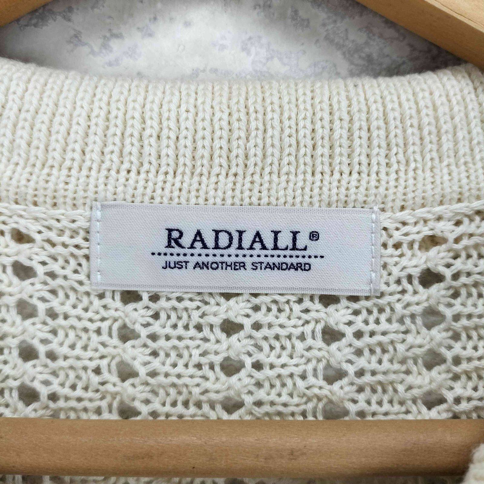 RADIALL(ラディアル) 25SS NUMBER FIVE SOUTH-REGULAR COLLARED SWEATER S/S メンズ JPN：M 【中古】【ブランド古着バズストア】 ラディアル RADIALL 25SS NUMBER FIVE SOUTH-REGULAR COLLARED SWEATER