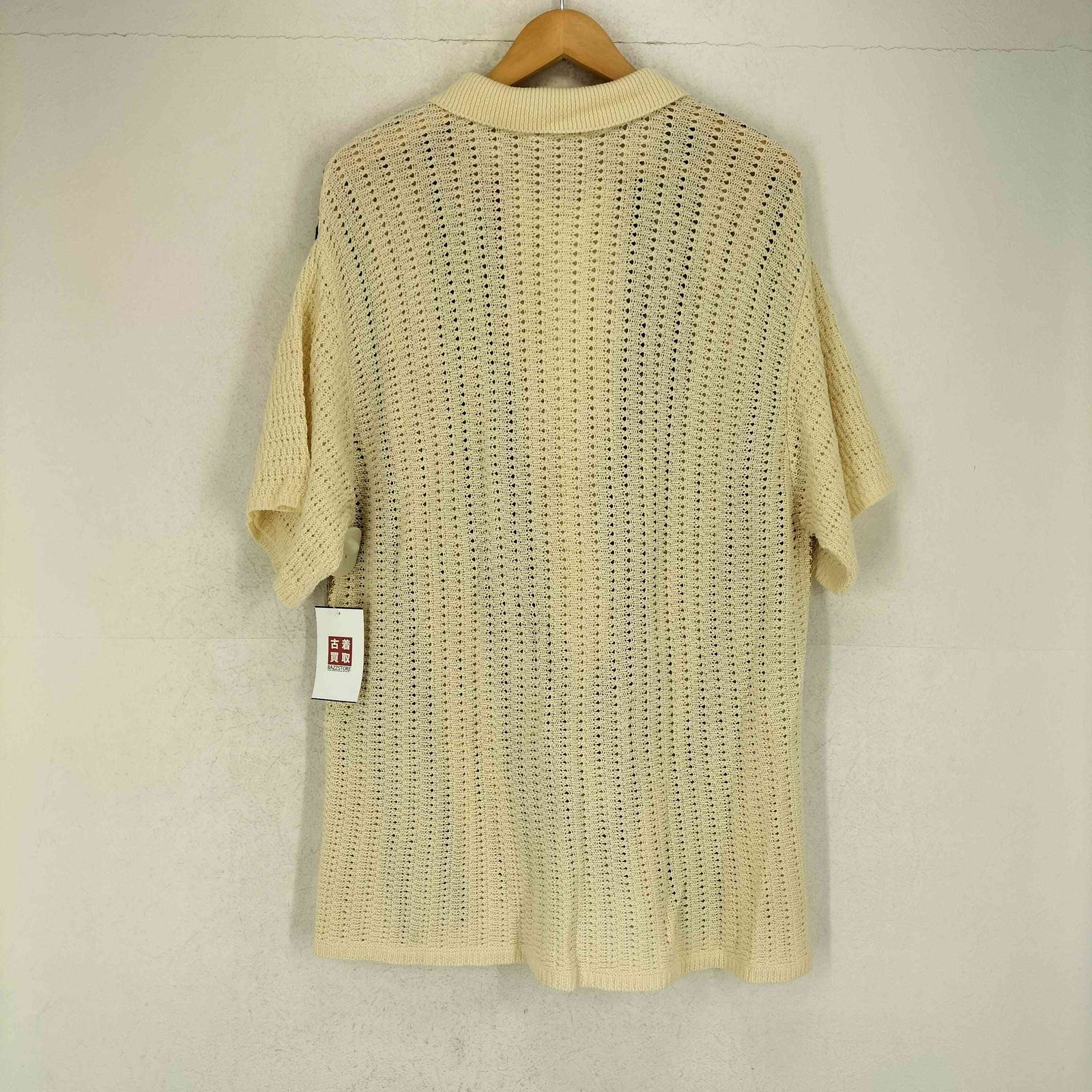 RADIALL(ラディアル) NUMBER FIVE SOUTH-REGULAR COLLARED SWEATER S/S メンズ JPN：L 【中古】【ブランド古着バズストア】 ラディアル RADIALL 25SS NUMBER FIVE SOUTH-REGULAR COLLARED SWEATER