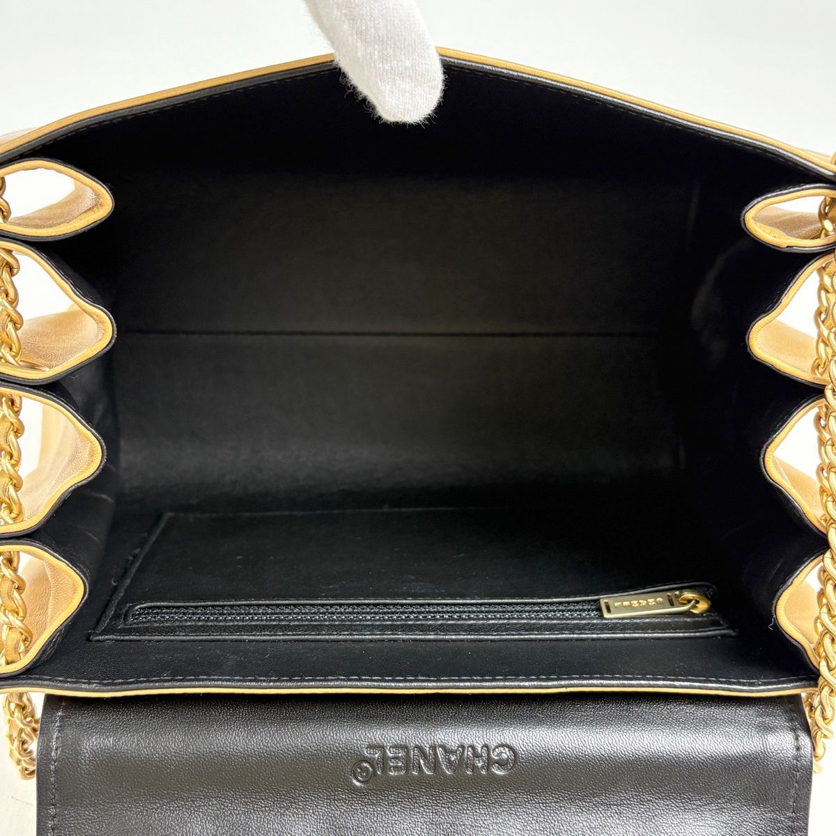 シャネル CHANEL 2.55ライン チェーン トートバッグ チョコバー