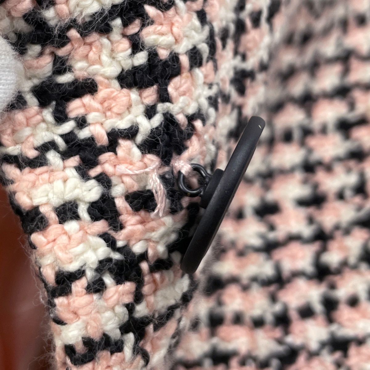 シャネル CHANEL ココマークボタン テーラードジャケット 02P ツイード