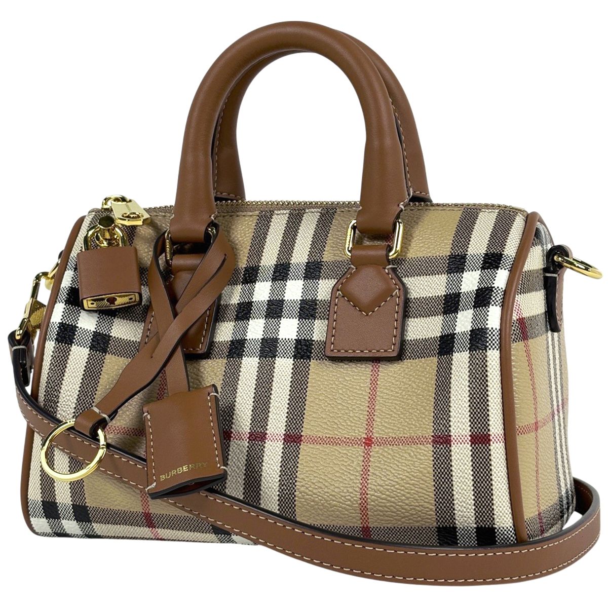 バーバリー BURBERRY チェック柄 ハンドバッグ 2WAY ショルダーバッグ