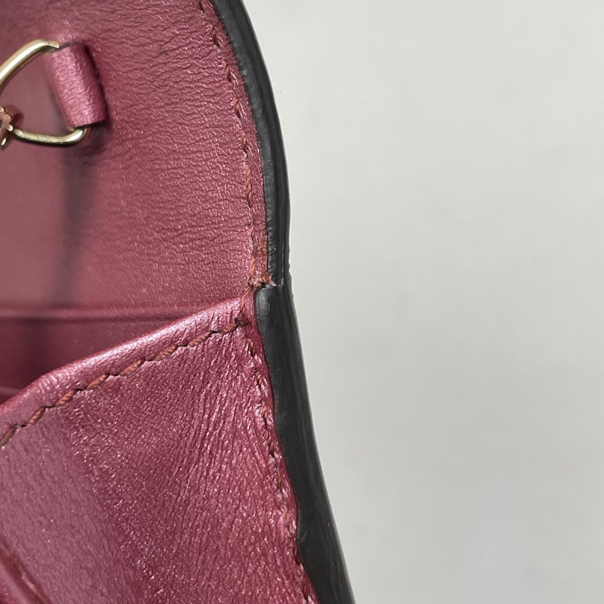 グッチ GUCCI マイクログッチシマ ラウンドファスナー 長財布 チェーン 
