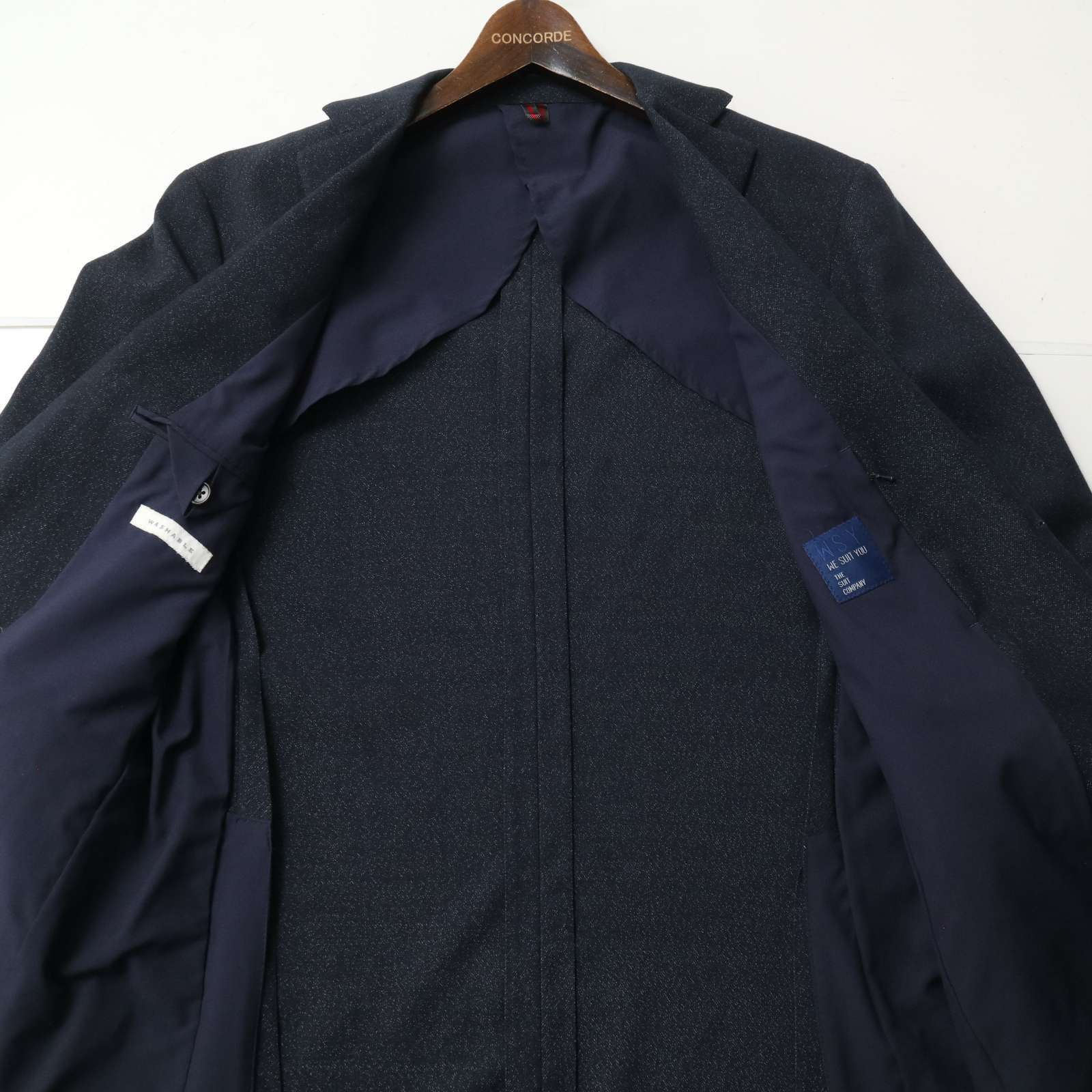 Suit company ネイビースーツ 180cm 6drop メンズスーツ上下セット 180cm-6Drop ウエスト86cmスーツカンパニー