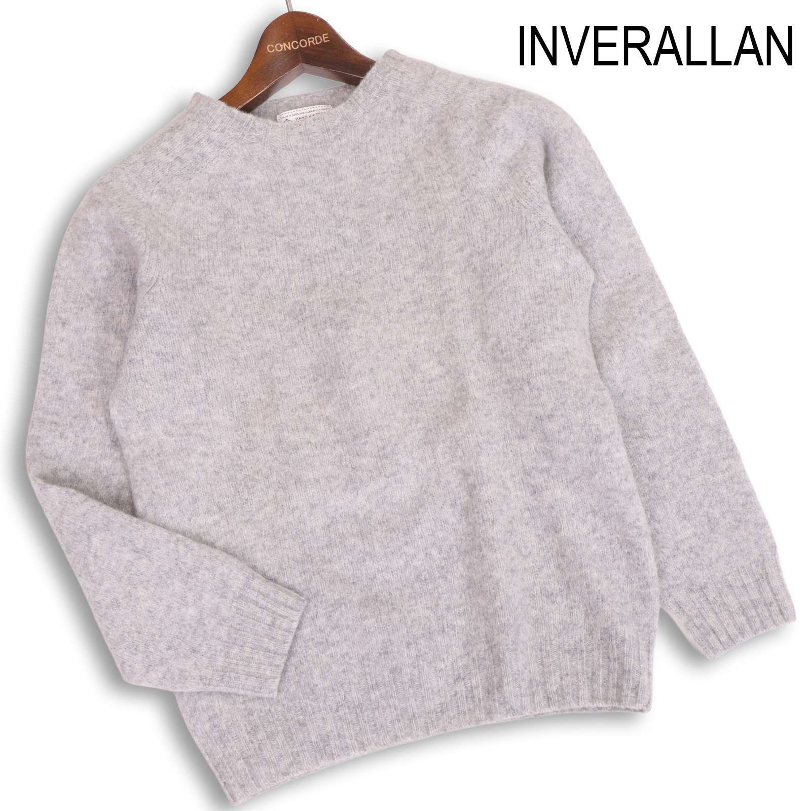 INVERALLAN 英国製インバーアラン ウールアランセーター 英国製☆ INVERALLAN インバーアラン 秋冬 ウール100%♪ ニット