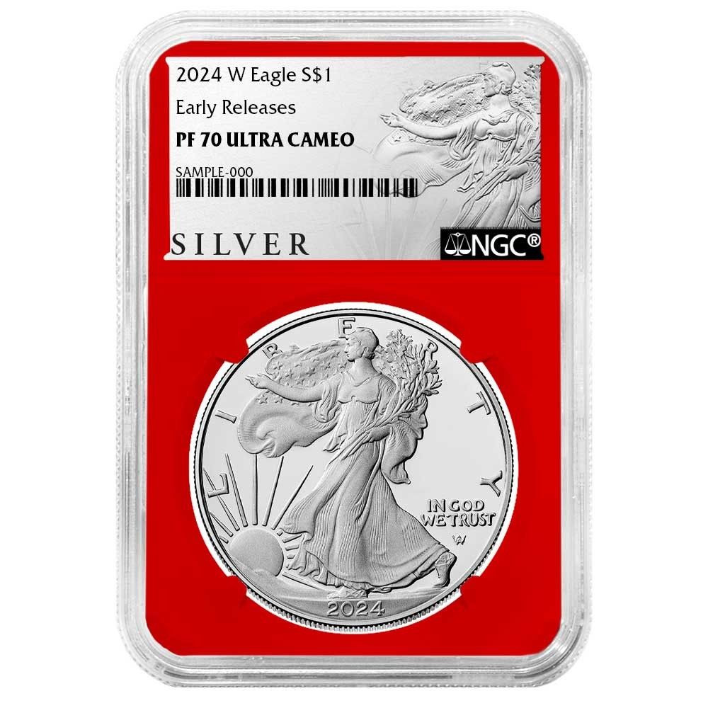 NGC最高鑑定★2021年アメリカ1ドル シルバーイーグル銀貨★PF70UC NGC最高鑑定☆2021年アメリカ1ドル シルバーイーグル銀貨☆PF70UC
