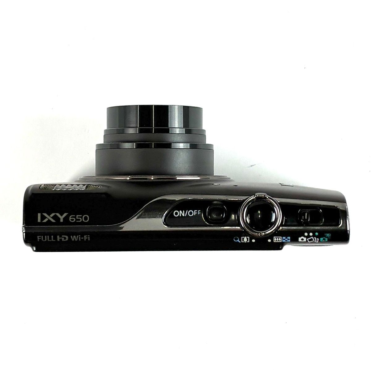 キヤノン Canon IXY 650 ブラック コンパクトデジタルカメラ 【中古