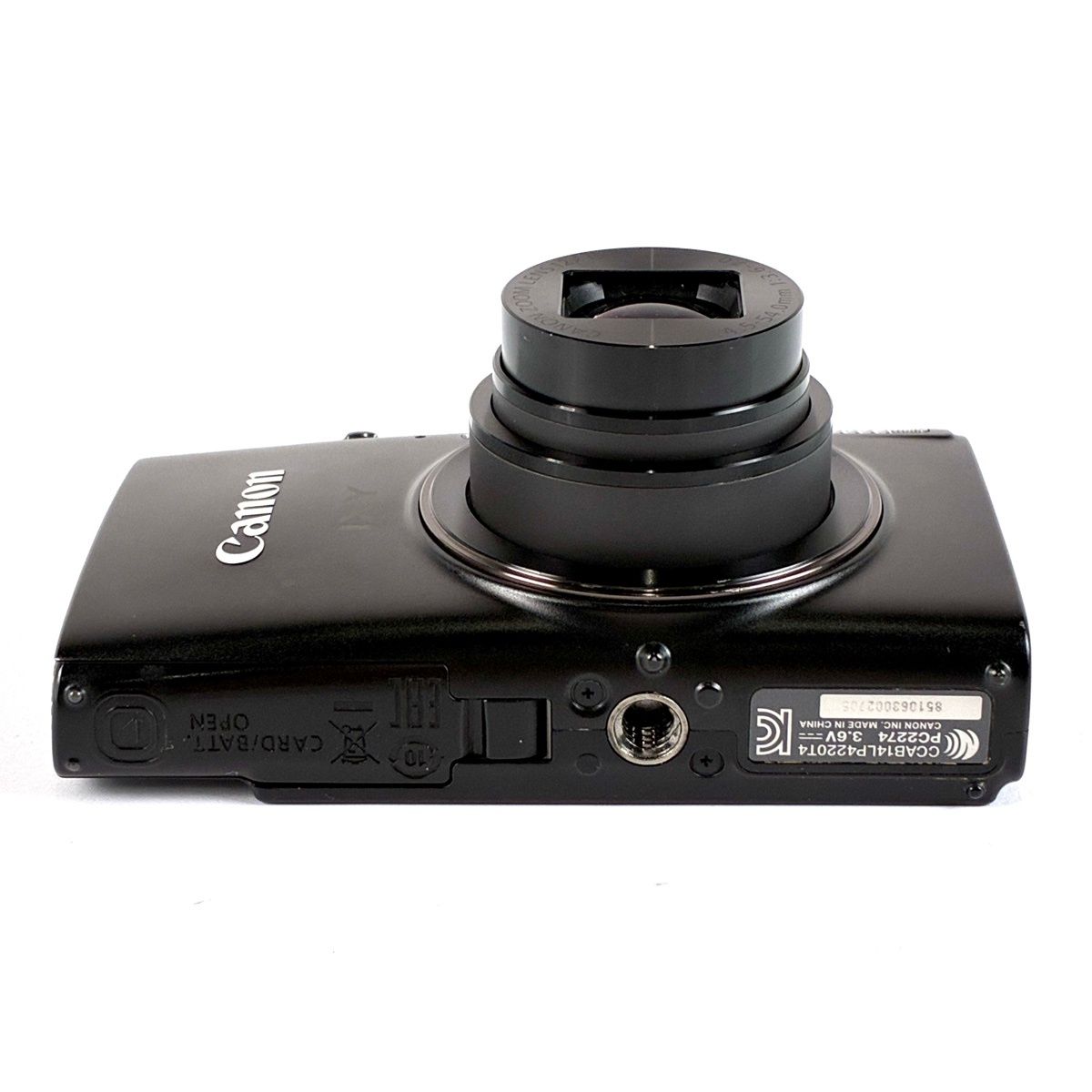 キヤノン Canon IXY 650 ブラック コンパクトデジタルカメラ 【中古 