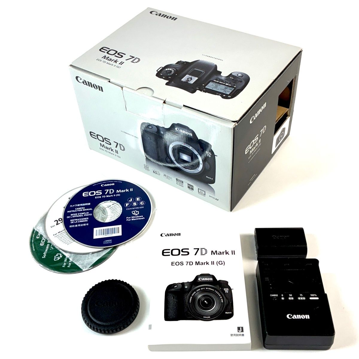 中古　Canon EOS 7D Mark II デジタル一眼レフ キヤノン Canon EOS 7D Mark II ボディ デジタル 一眼レフカメラ 中古