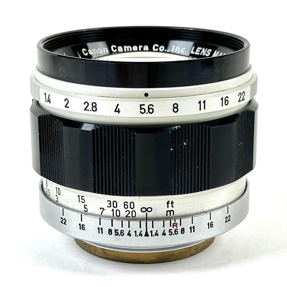 キヤノン　レンズ　50mm F1.4　L39マウント　 純正前後キャップ付き Canon 50mm F1.4 ライカ Lマウント - 晴れ時々ジャズ、雨のちカメラ