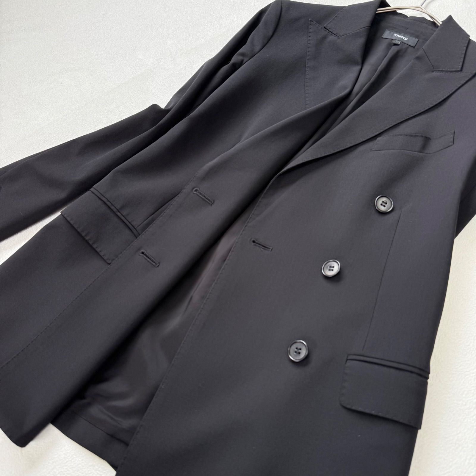 極美品・サイズ0・DB TAILOR JK ✨セオリー ダブル テーラード