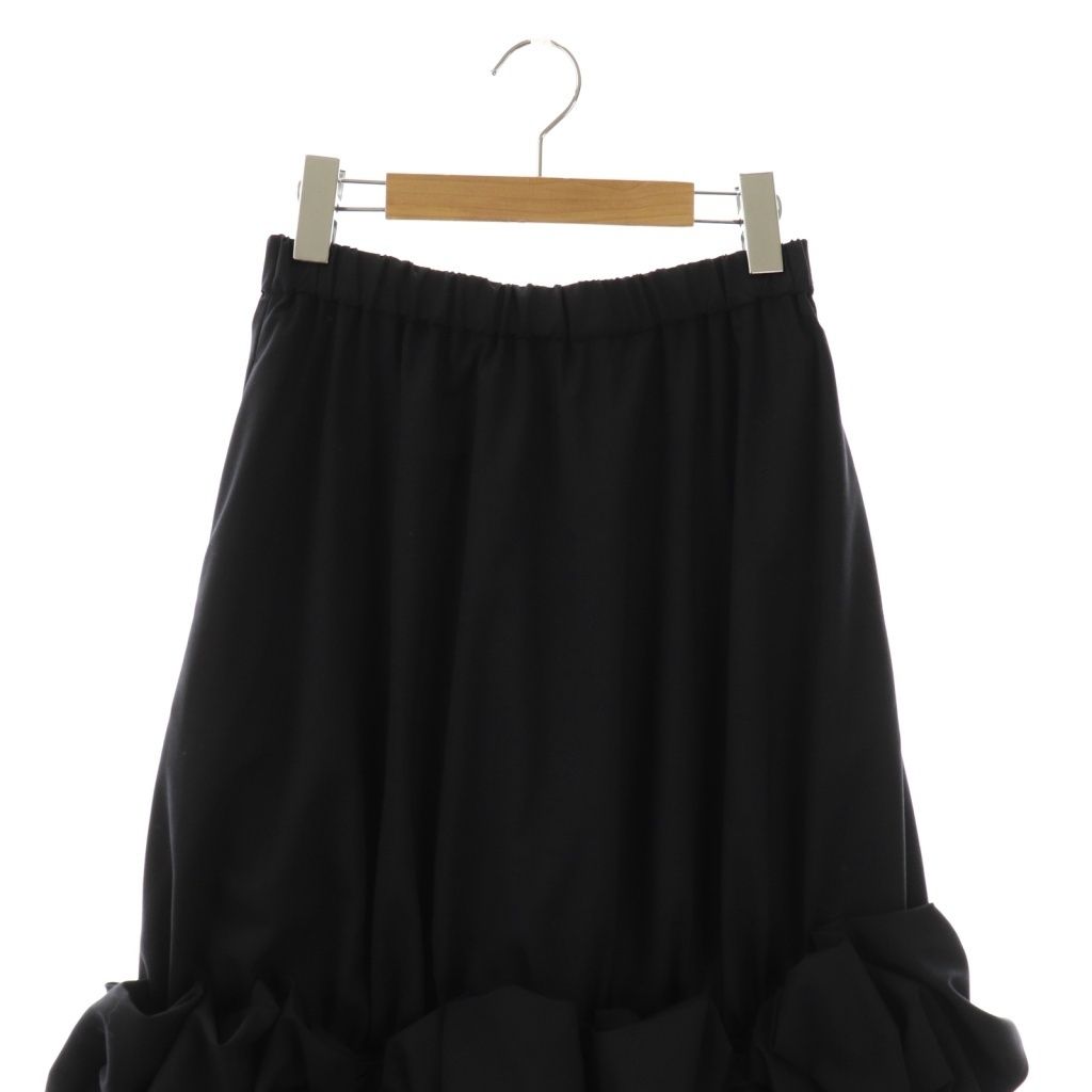ENFOLD エンフォルド PENCIL WRAP-SKIRT 38 enfold pencil wrap skirt 36 ENFOLD◇ロングスカート/36/ウール/BLK
