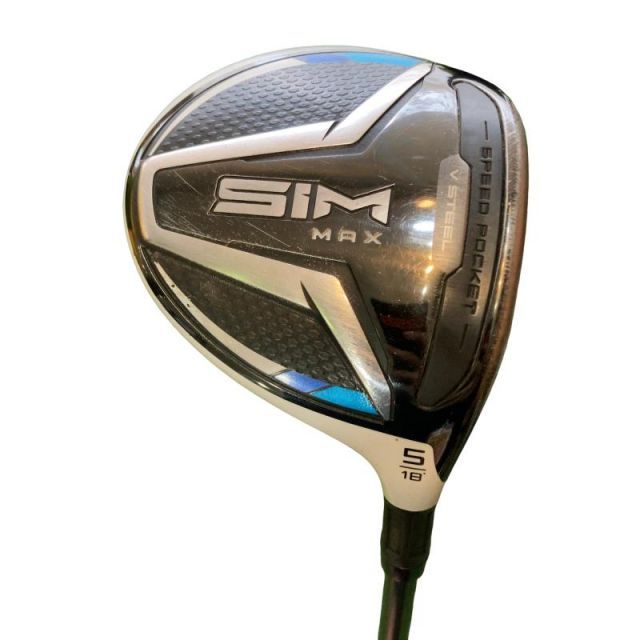 中古】 テーラーメイド SIM MAX 5W フェアウェイウッド FW TENSEI BLUE