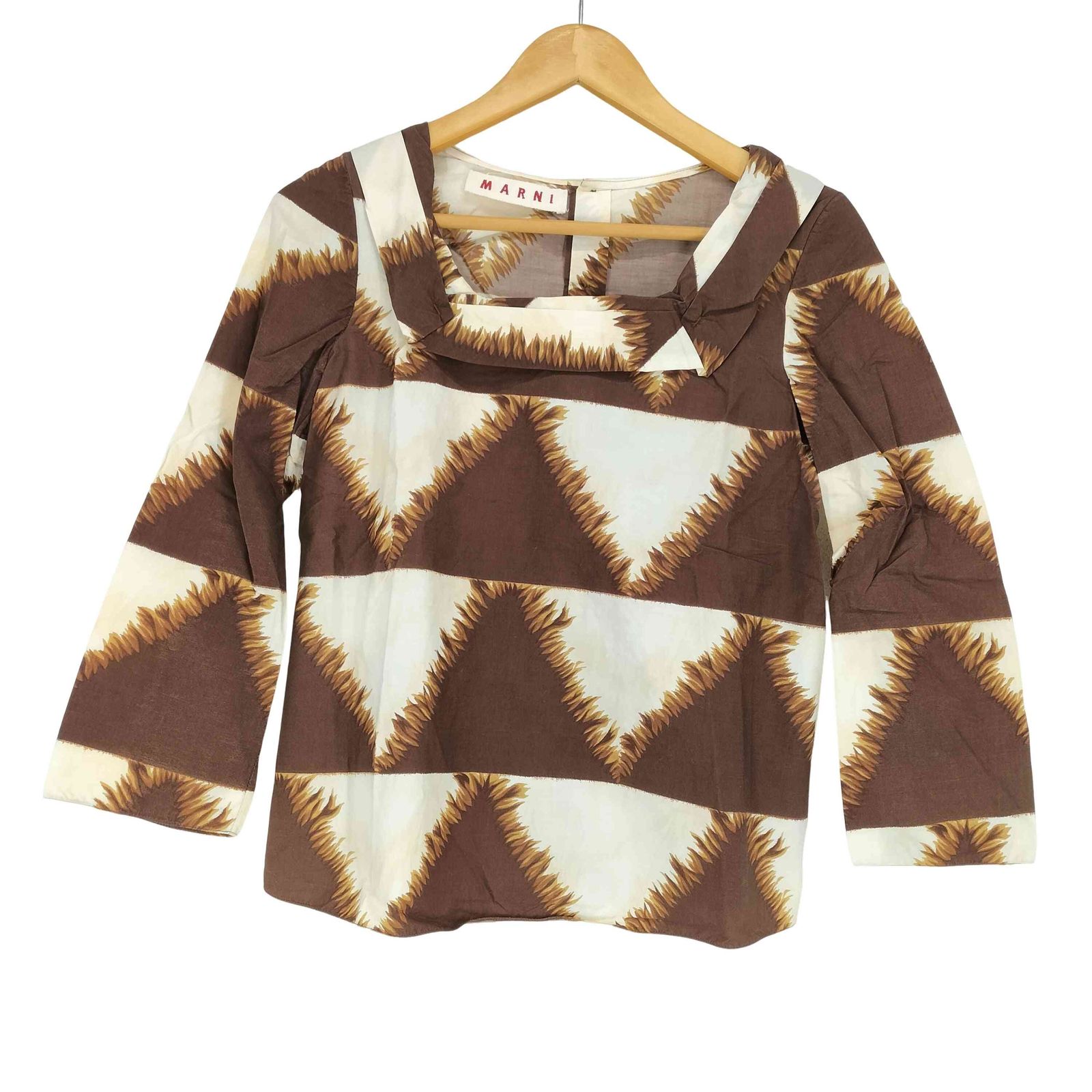 マルニ MARNI 総柄スクエアブラウス レディース 表記無 - メルカリ