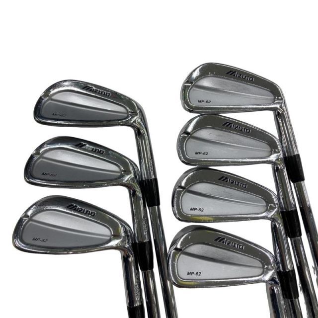 【中古】 ミズノ MP-62 7S アイアンセット IR 純正特注シャフト (フレックスS) メンズ 男性用 右利き 右用 Cランク ゴルフクラブ