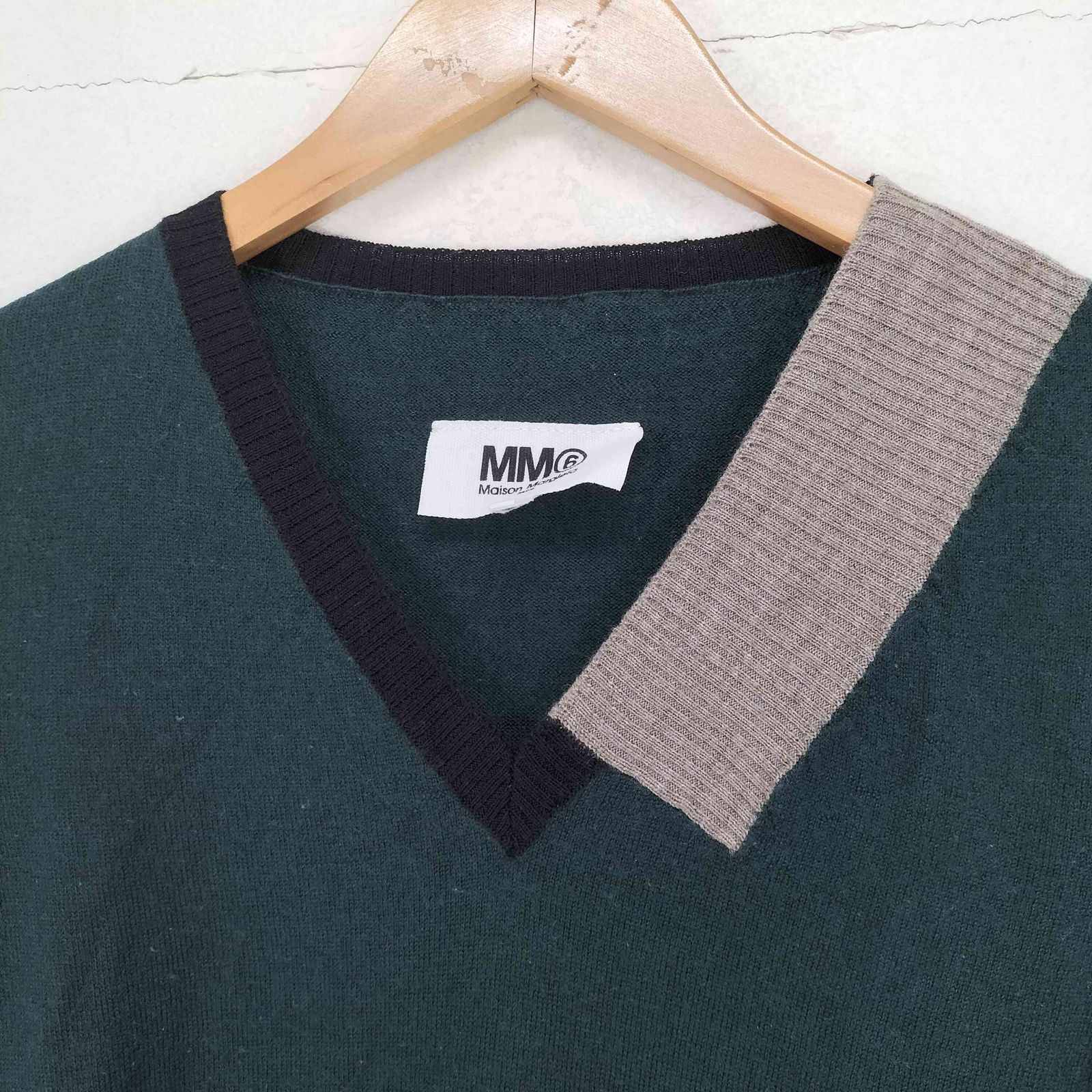 エムエムシックスメゾンマルジェラ MM6 Maison Margiela 切替ウール