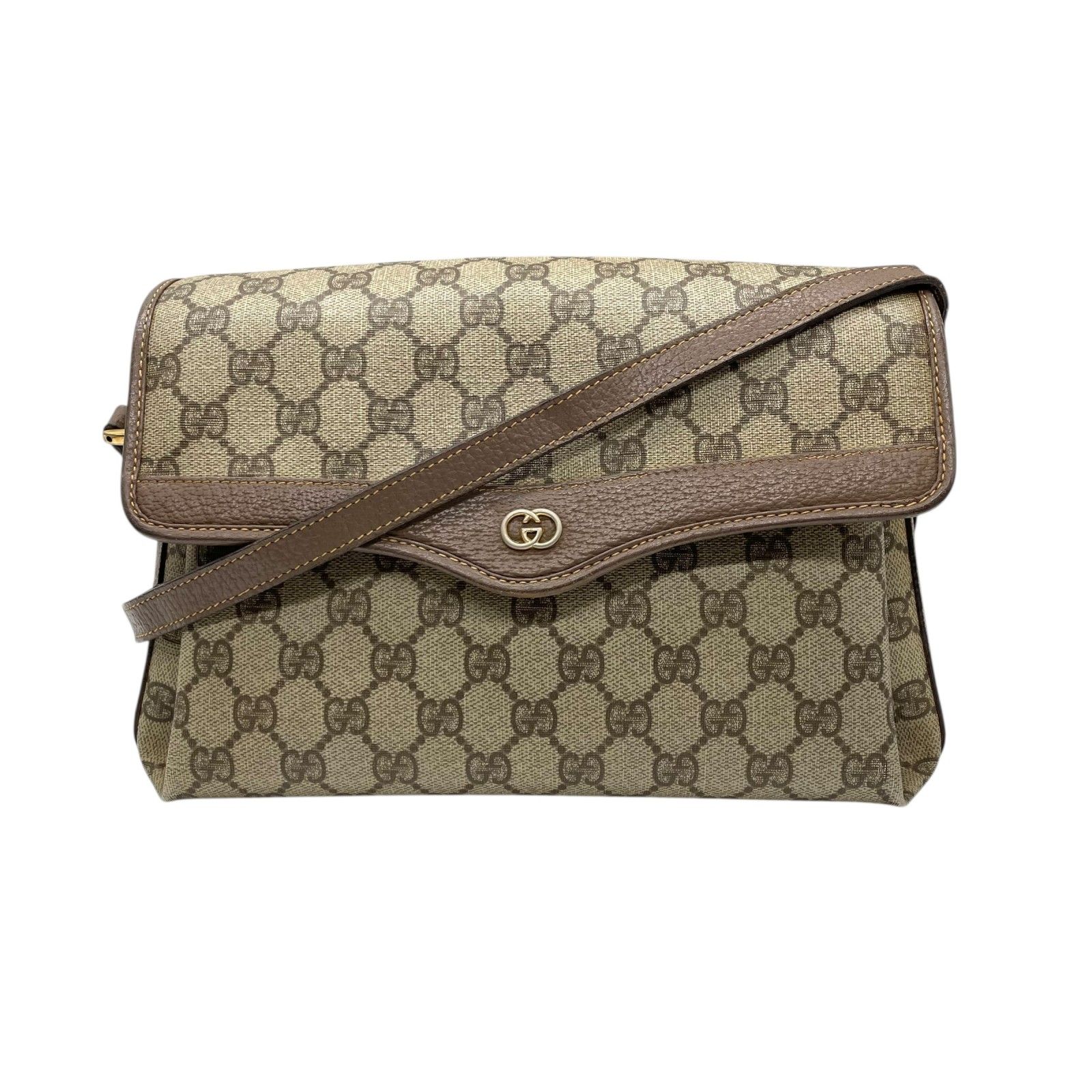 GUCCI オールドグッチ GGスプリーム ショルダーバッグ PVCキャンバス